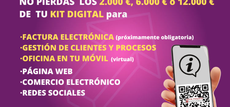 No pierdas los 2000 €, 6000€ o 12000€ de tu kit digital para impulsar tu empresa